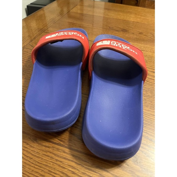 The North Face Mens Base Camp Sandal Slides Size 9 M Red & Blue Basecamp - Picture 5 of 16